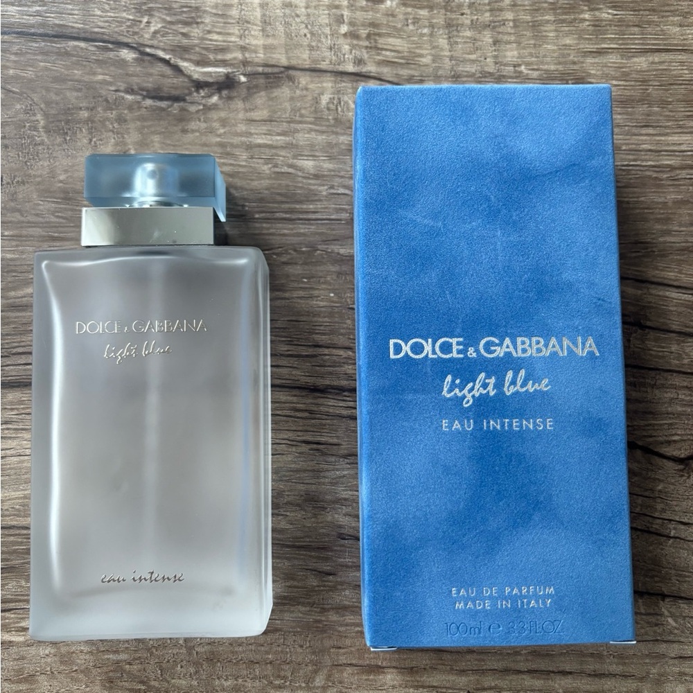 Dolce & Gabbana Light Blue INTENSE parfum bottle & box for 100ml / 3.3 FL.OZ